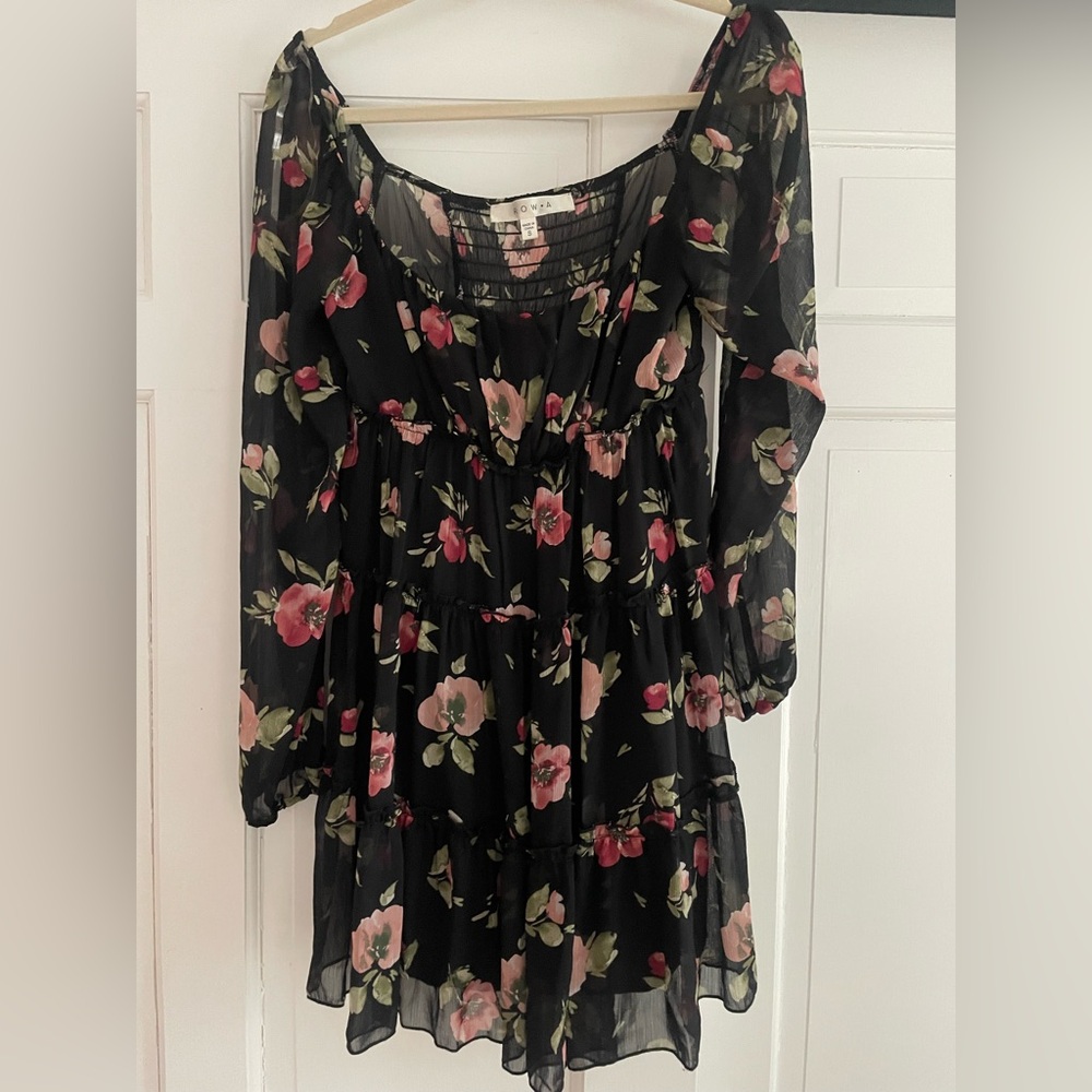 Nordstrom floral fall dress